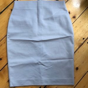 Light Grey Pencil Skirt
